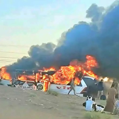 الصورة المتداولة لحادث سابق في مأرب عام 2024 وليست لحادث جديد