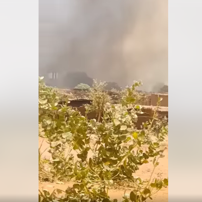 فيديو لاشتباكات من الفاشر السودانية وليس من الجوف اليمنية