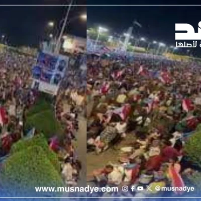الفيديو من ساحة العروض في عدن قديم ويعود إلى يناير 2026