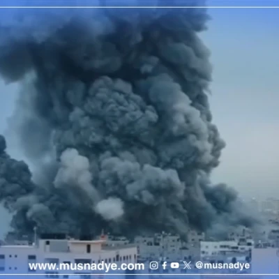الفيديو المتداول يعود لقصف إسرائيلي على غزة وليس لميناء الحديدة