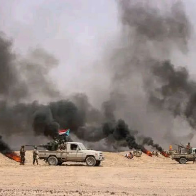 الصورة لقوات دفاع شبوة في أغسطس 2025 وليست من وادي حضرموت