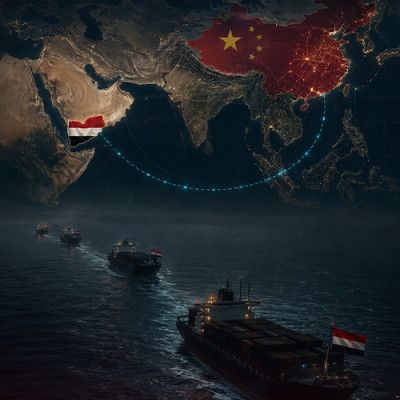 عبر التمويه | التقني سفن تحمل العلم اليمني تبحر سرًا بين الصين واليمن