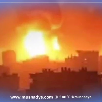 الصورة المتداولة لانفجارات في إسرائيل ليست حقيقية ومولدة بالذكاء الاصطناعي.