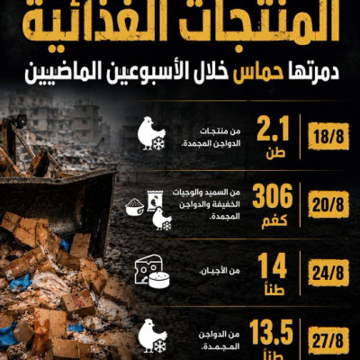 ما حقيقة إتلاف المواد الغذائية في غزة؟ 