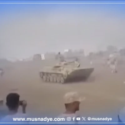 فيديو قديم وليس لتحرك الوية العمالقة لغزو حضرموت