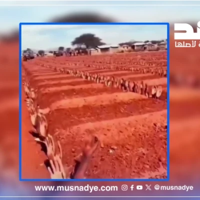 الفيديو مُولد بالذكاء الاصطناعي ولا يوثق دفن أشخاص أحياء في السودان