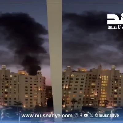 الفيديو المتداول قديم ويعود إلى حادثة سقوط صواريخ في دبي خلال فبراير 2026