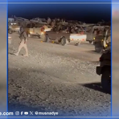 فيديو قديم وليس لاحتجاز قوات الطوارئ لتسليم سلاحها