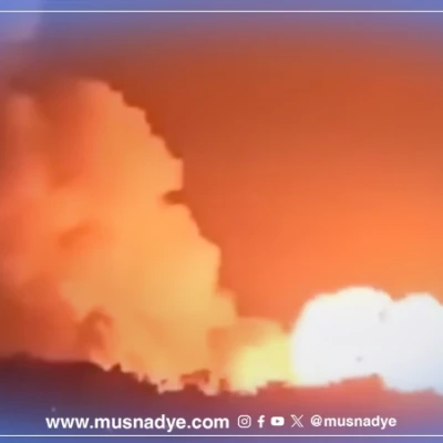 الفيديو لقصف إسرائيلي على لبنان وليس على إيران