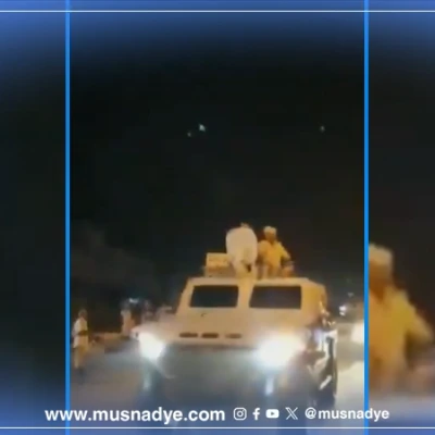 فيديو وصول الزبيدي فوق المدرعات إلى ساحة العروض في عدن قديم ومضلل
