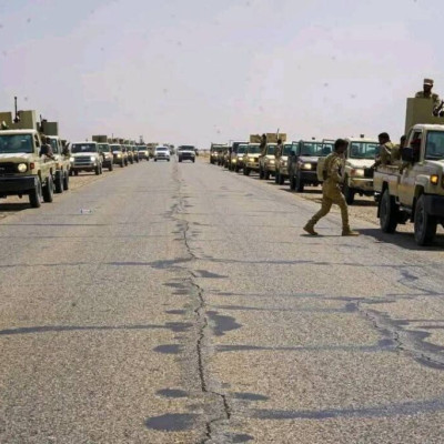 الصورة لقوات درع الوطن في الوديعة وليست في تعز