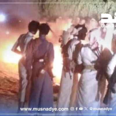 الصورة قديمة وتعود لقصف بطائرة مسيّرة في مأرب عام 2022 وليست حديثة