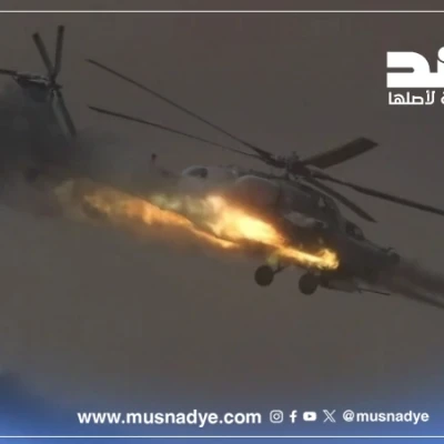 الصورة لتحطم طائرة في شبه جزيرة القرم وليست إسرائيلية استهدفها حزب الله