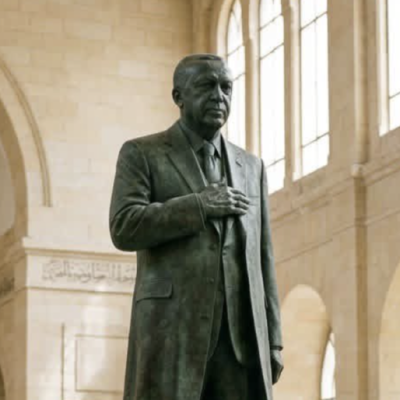 ما حقيقة وجود تمثال الرئيس التركي في المتحف الوطني بدمشق؟