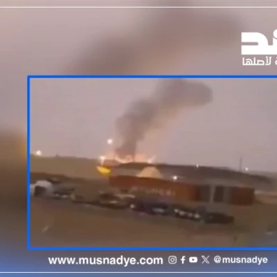 الفيديو يعود إلى انفجار موقع لتخزين مخلفات الذخائر عام 2021 وليس إلى قصف حوثي حديث على السعودية