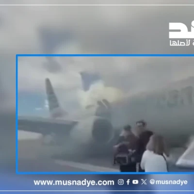 ما حقيقة فيديو متداول لهروب ركاب من طائرة في مطار سعودي بسبب القصف الحوثي؟