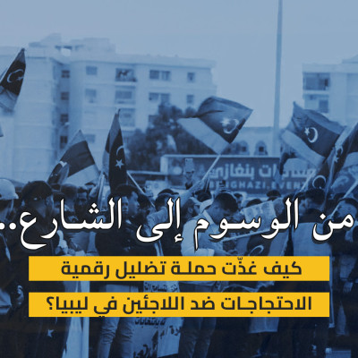 From Hashtags to the Streets: How an Online Disinformation Campaign Fueled Protests Against Refugees in Libya