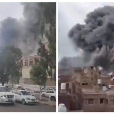 حقيقة المقاطع المتداولة التي تُظهر غارات حديثة على صنعاء