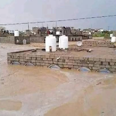 الصورة لسيول مأرب في عام 2020 وليست من الحسوة بعدن