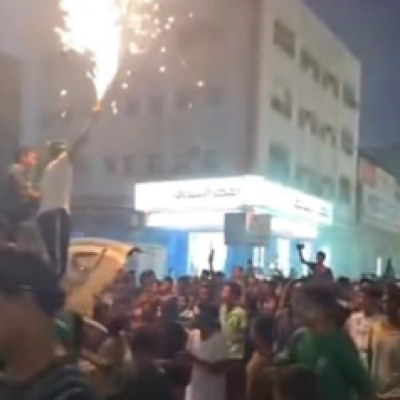 فيديو مظاهرات الوحدة اليمنية في عدن يعود لاحتفالات فوز نادي وحدة عدن بالدوري