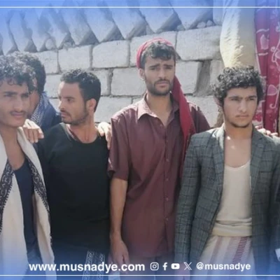 الصورة لا تعود لأسرى من حضرموت بل لأسرى في جبهة البيضاء عام 2021