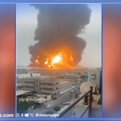 فيديو مضلل وليس لقصف استهدف السعودية