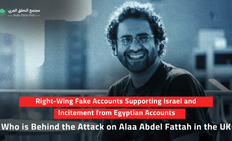Right-Wing Fake Accounts Supporting Israel and Incitement from Egyptian Accounts: Who is Behind the Attack on Alaa Abdel Fattah in the UK