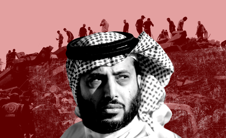 حملة سعودية منسقة على “الدول المجاورة” دفاعاً عن موسم الرياض” على رغم قصف غزة”