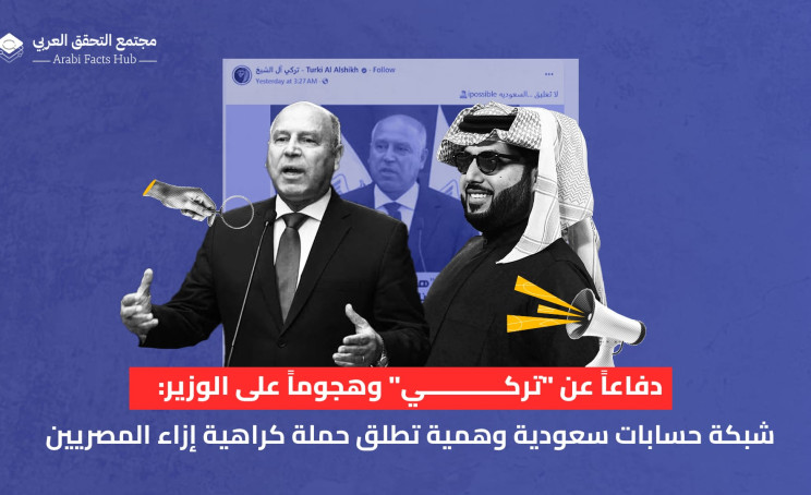 دفاعاً عن "تركي" وهجوماً على الوزير: شبكة حسابات سعودية وهمية تطلق حملة كراهية إزاء المصريين