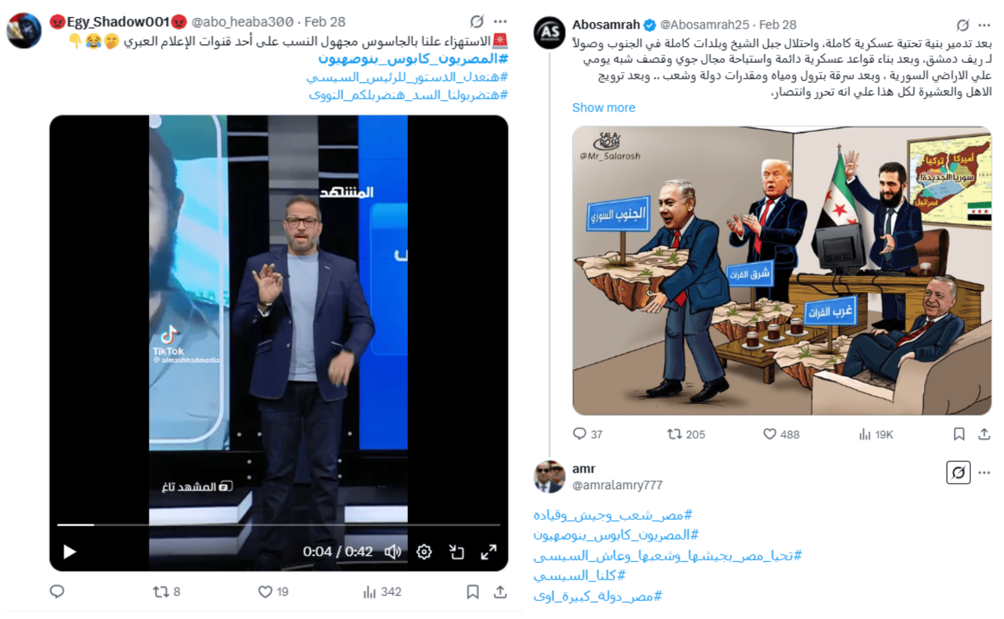 Hashtag Syria Egyptian Flies in the Sky of Syria: Pro-Egyptian Regime Hashtags Lead a ...