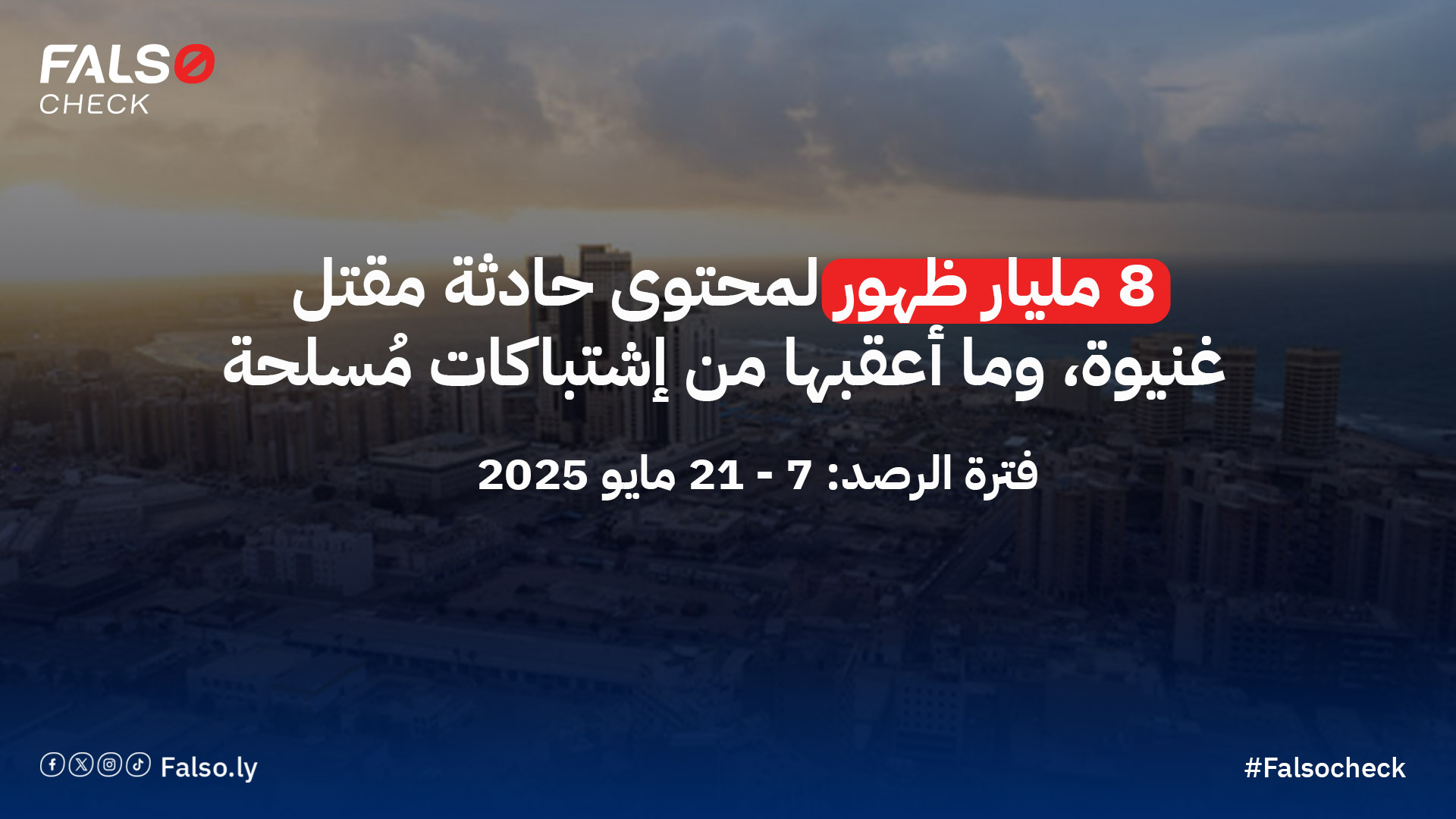 8 مليار ظهور لمحتوى حادثة مقتل غنيوة، وما أعقبها من إشتباكات مُسلحة في طرابلس