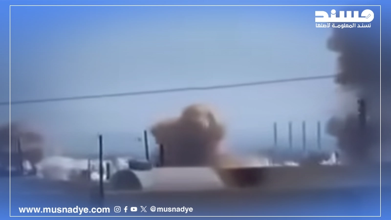 الفيديو لا يوثق قصفًا على ذمار، بل هجوم إيراني على مبنى إسرائيلي