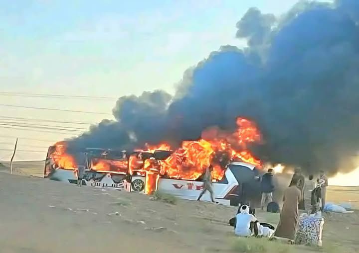 الصورة المتداولة لحادث سابق في مأرب عام 2024 وليست لحادث جديد