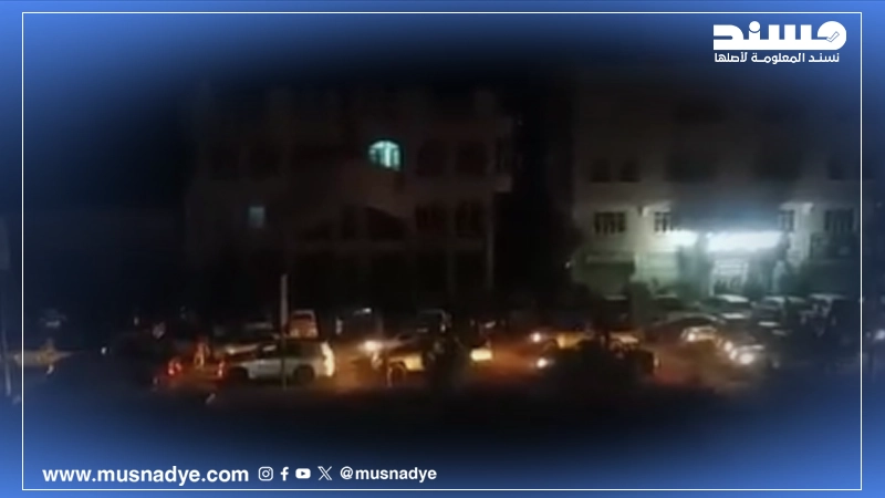 فيديو قديم لمسير من المركبات العسكرية للحزام الأمني التابع للانتقالي قديمًا