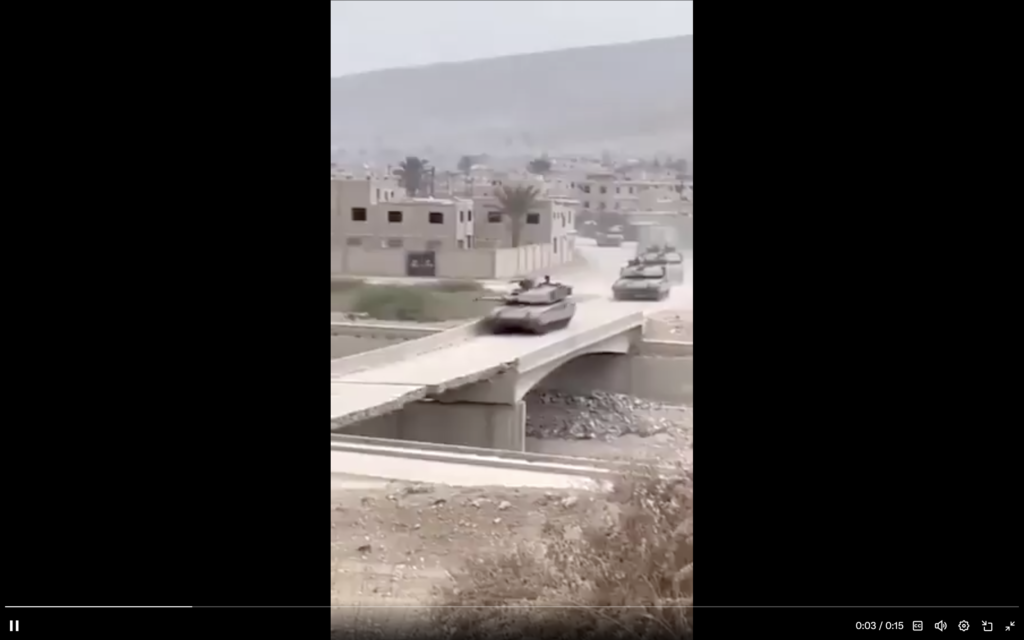 انتشار فيديو مولّد بالذكاء الاصطناعي لاستهداف حزب الله دبابات إسرائيلية