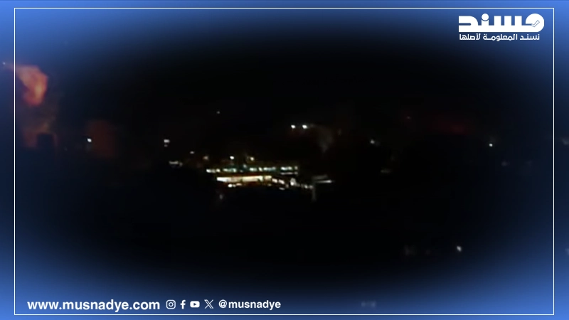 فيديو قديم من غزة وليس لقصف حديث على الأراضي المحتلة أدى لانقطاع الكهرباء