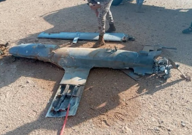 صورة الطائرة المسيّرة في وادي حضرموت قديمة وتعود لعام 2020