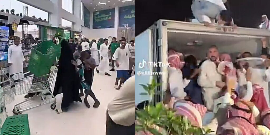 مقطعان متداولان يُستغلان لادّعاء تهافت سعوديين على التموين الغذائي بسبب الحرب.. ما حقيقتهما؟