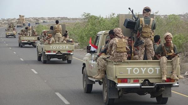 الصورة من الحديدة في عام 2018 وليست لموكب بن لعكب المتجه نحو حضرموت