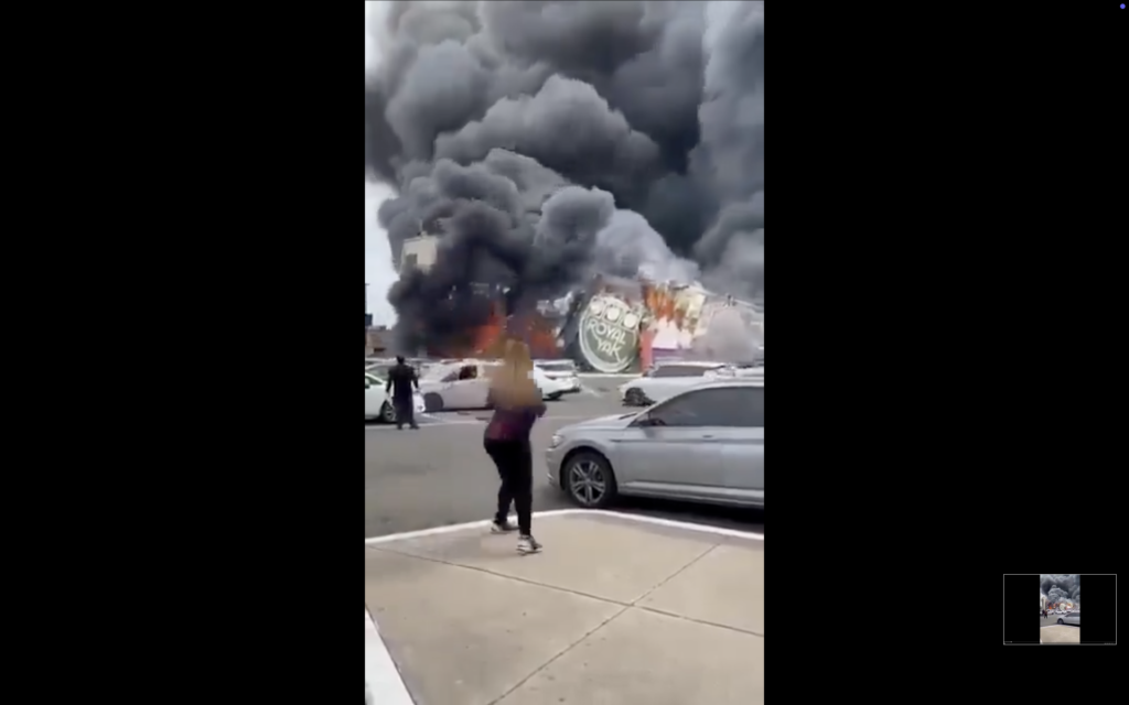 انتشار فيديو لحريق في مكسيك وليس في تل أبيب