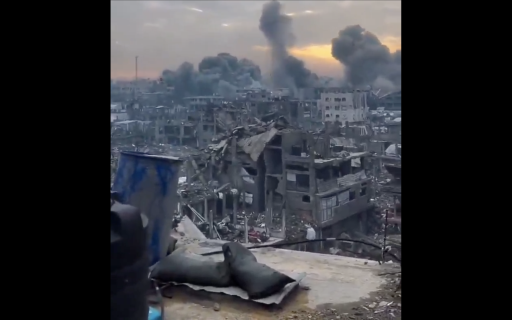 فيديو الدمار يعود إلى غزة وليس في تل أبيب