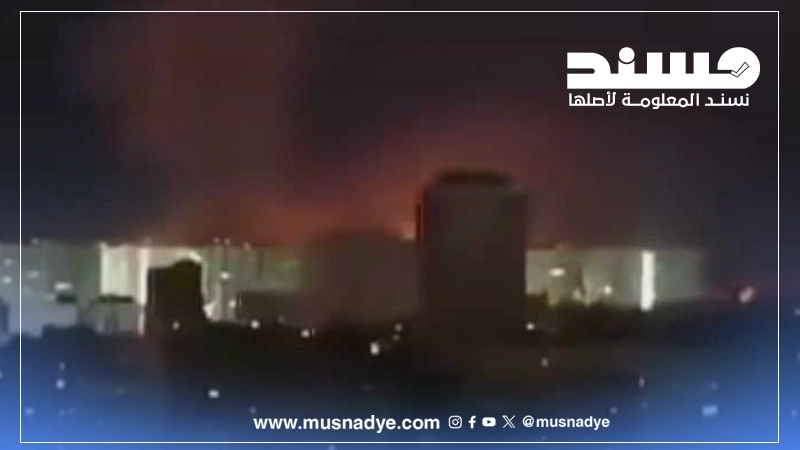 الفيديو لقصف إيراني في الرياض وليس لاستهداف وفد عسكري مصري في مطار جدة