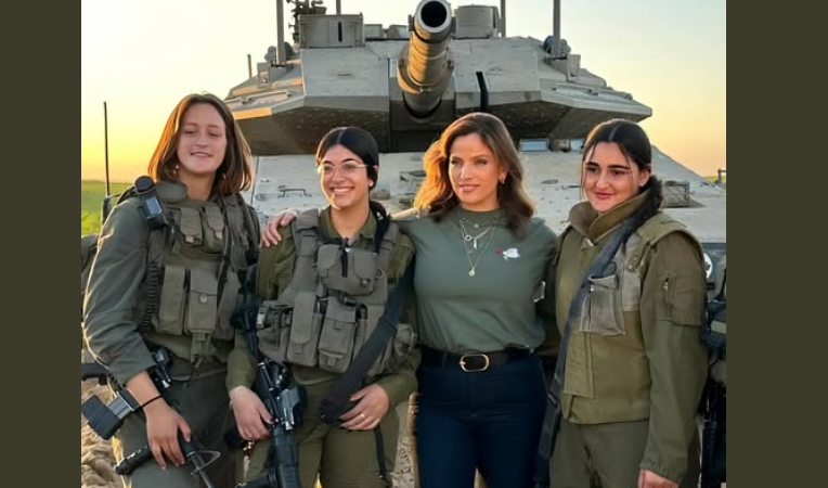 صورة لممثلة إسرائيلية يعاد نشرها على أنها قائدة الاستخبارات الحربية وقتلت رفقة بناتها في خانيونس 