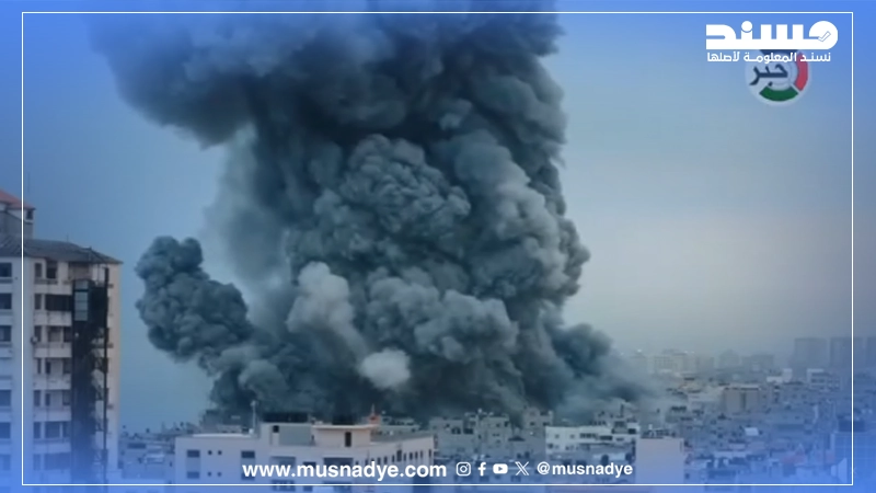 الفيديو المتداول يعود لقصف إسرائيلي على غزة وليس لميناء الحديدة