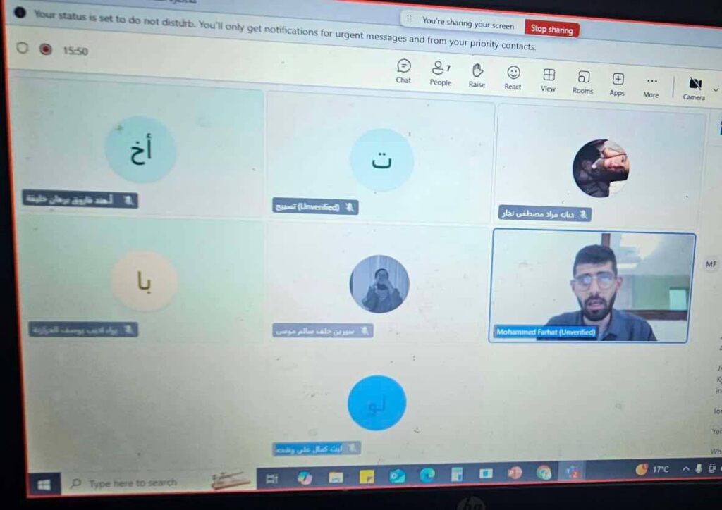 كاشف يقدم جلستين حول المصادر الموثوقة والرصد والتحقق لطلبة جامعة القدس المفتوحة