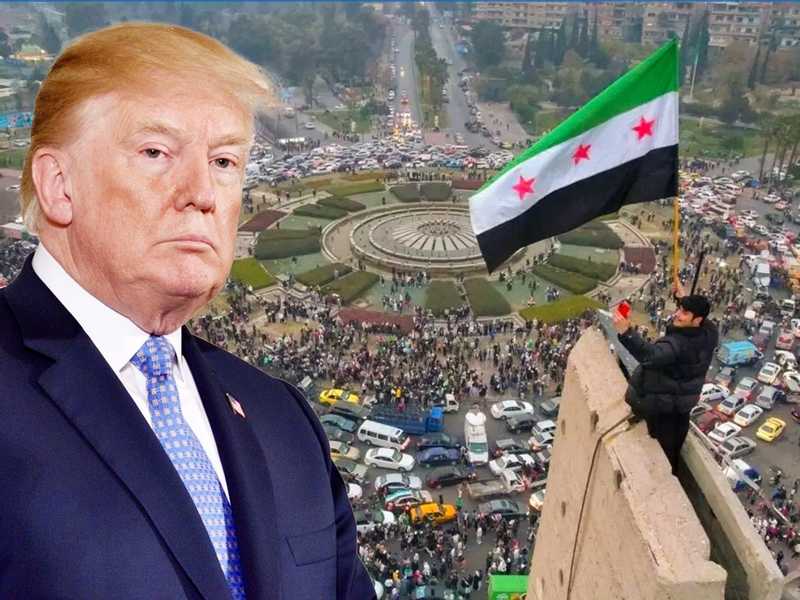 ماحقيقة منشور للرئيس الأمريكي حول سوريا وبناء برج تجاري في دمشق؟