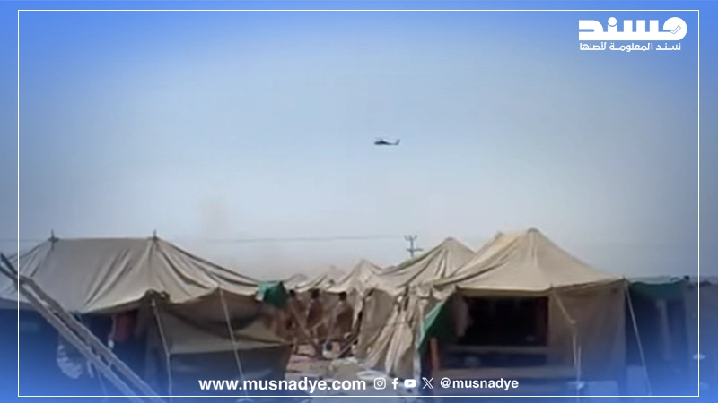 الفيديو لطيران أباتشي يشن قصفًا جويًا على مسلحي الانتقالي قديم