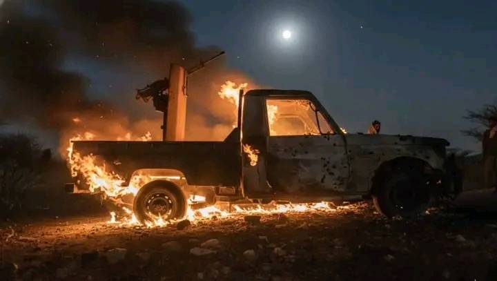 الصورة من يناير 2024 في أبين وليست من شبوة