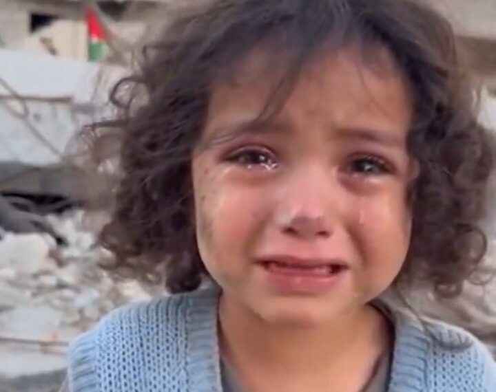 فيديو الطفلة الباكية من غزة مُولَّد بالذكاء الاصطناعي