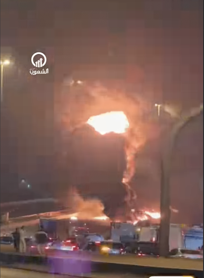 فيديو مضلل لحريق في السفارة الأمريكية بالرياض